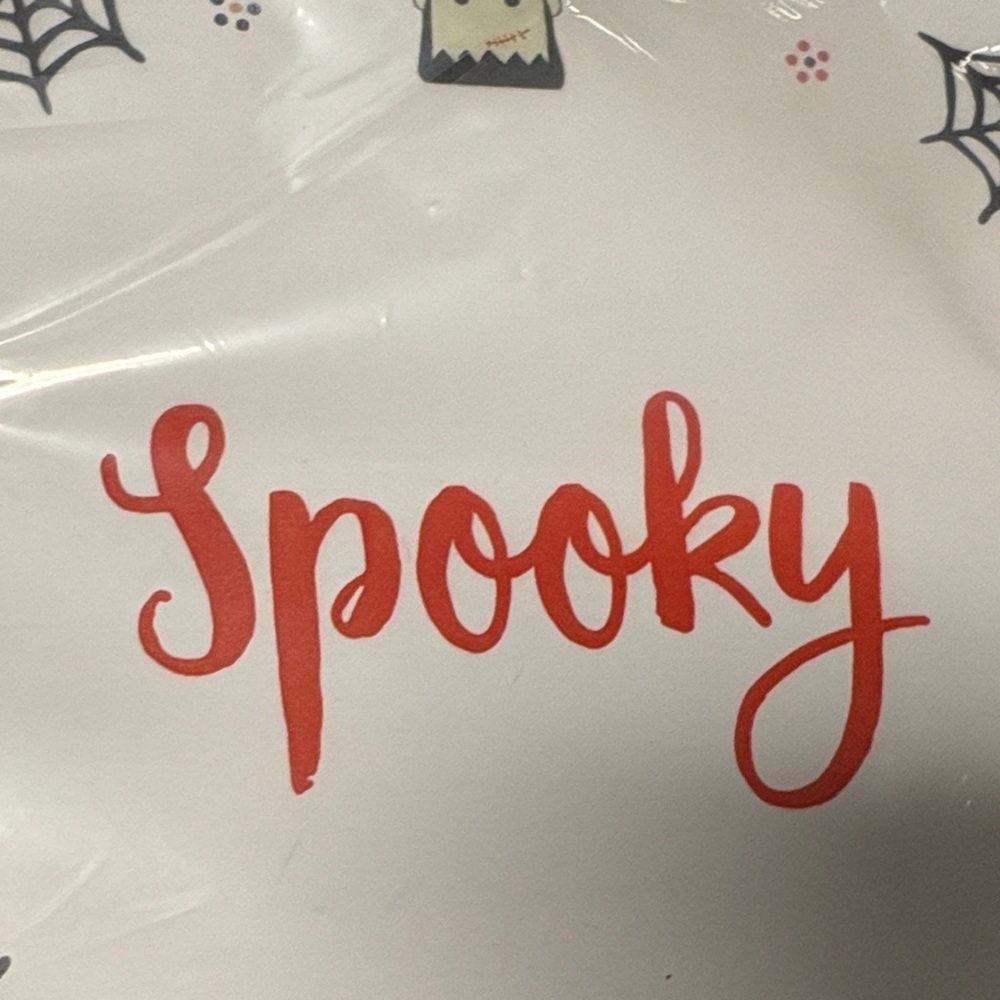 Temptations Spooky Halloween Platter with Black and Orange Accents - Picture 7 of 8